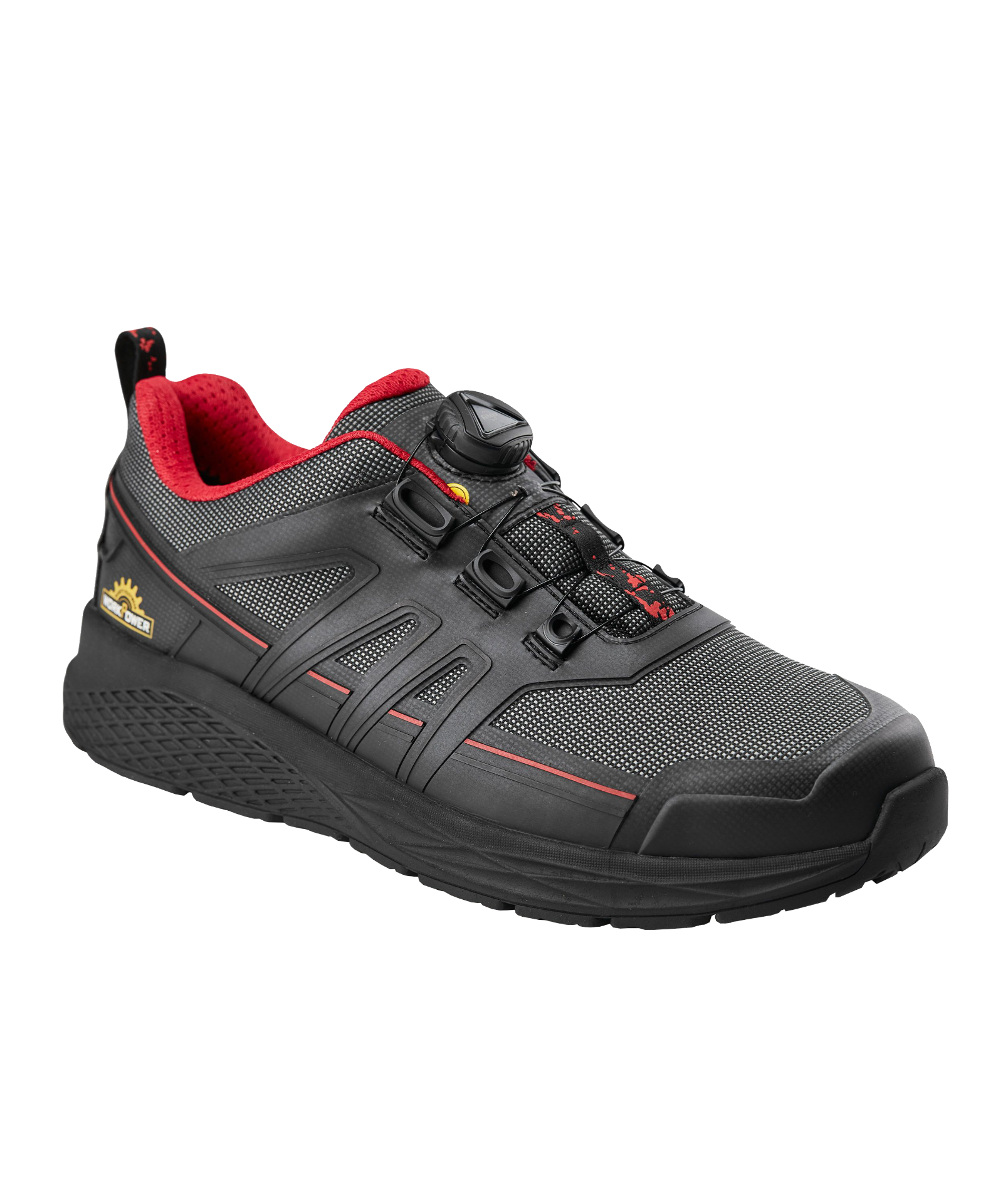 Chaussure basse pour femme SI S1P Astana noir/rouge