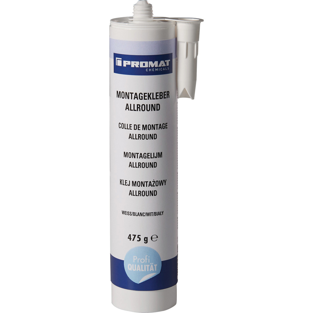 Colle de montage blanche 475g en cartouche