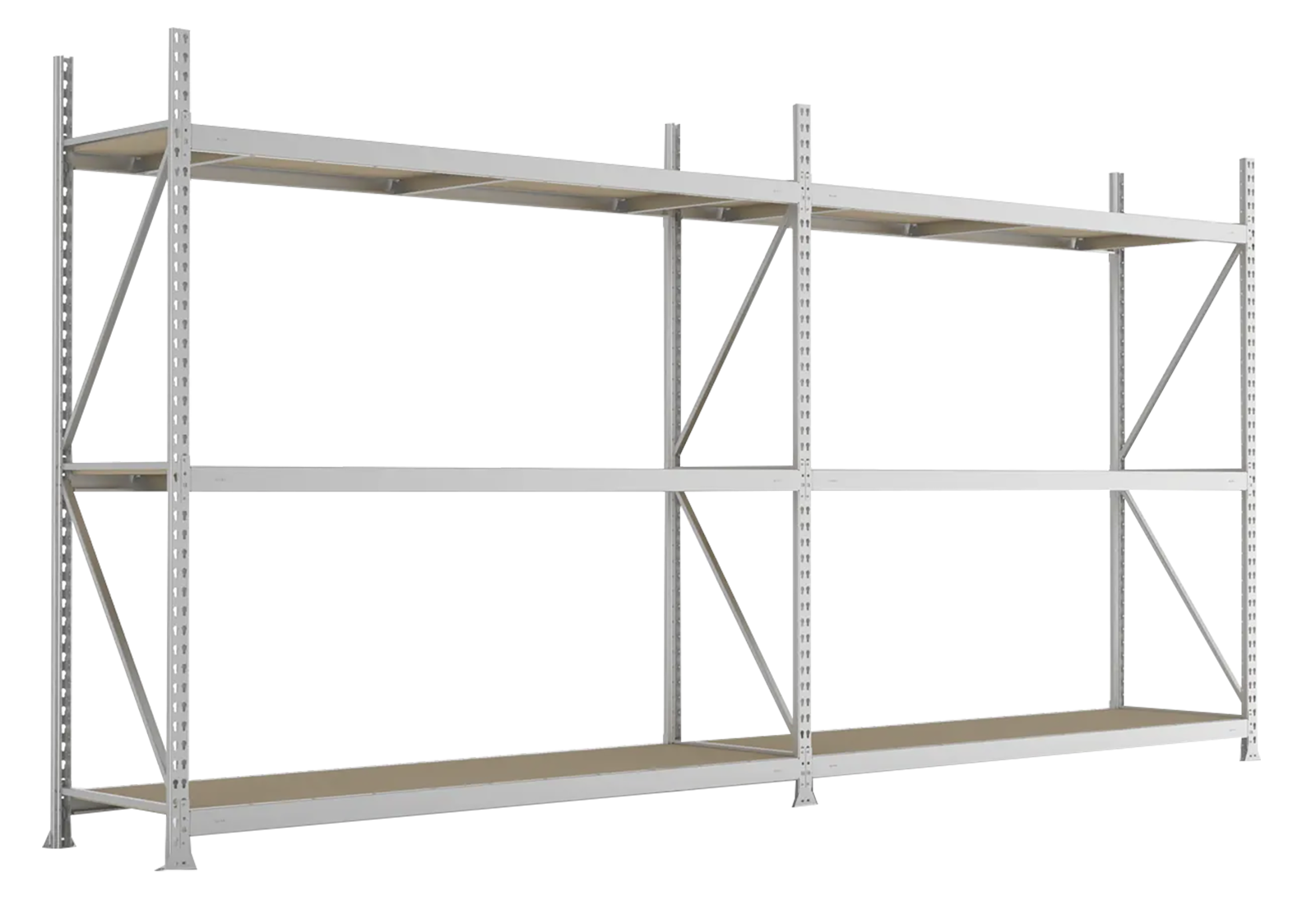 Mini-étagère à grande portée 3600 (3758) x 2200 x 650 mm (L x H x P)