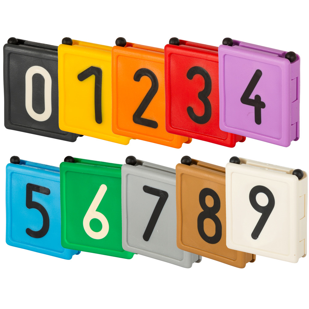 Numéro de collier DUO, 6 pcs.