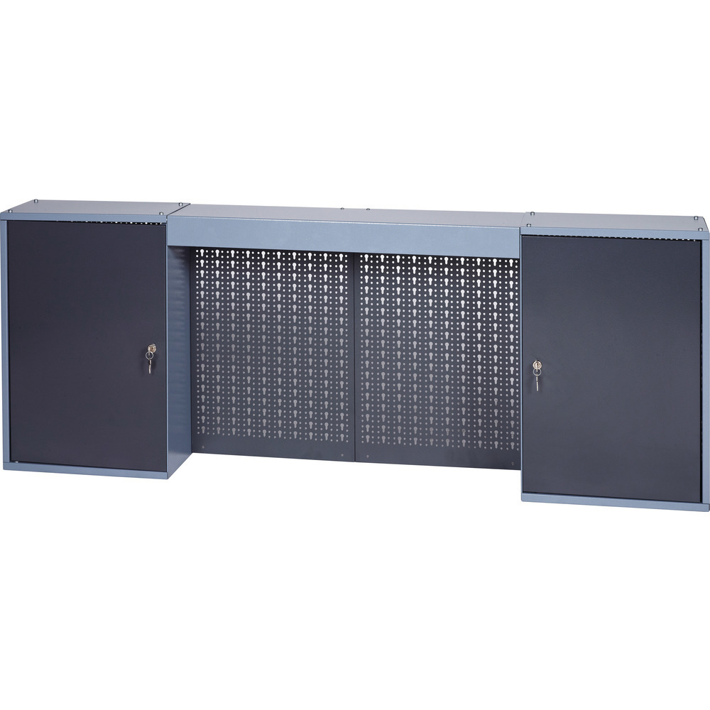 Armoire à outils 2 portes + paroi perforée
