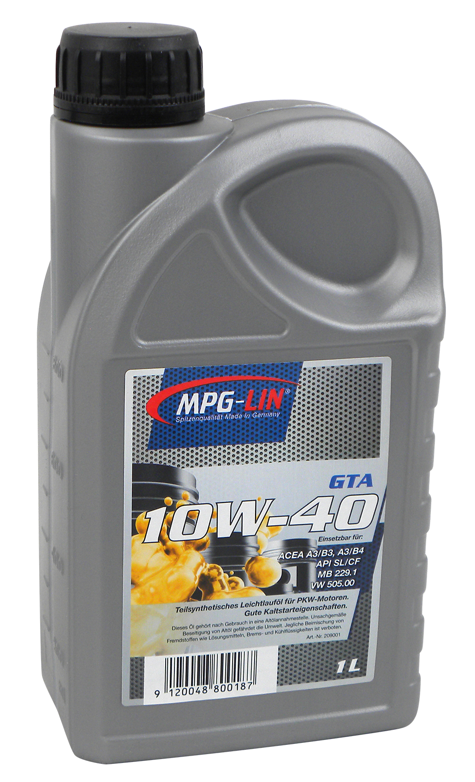 Huile moteur GTA SAE 10W/40