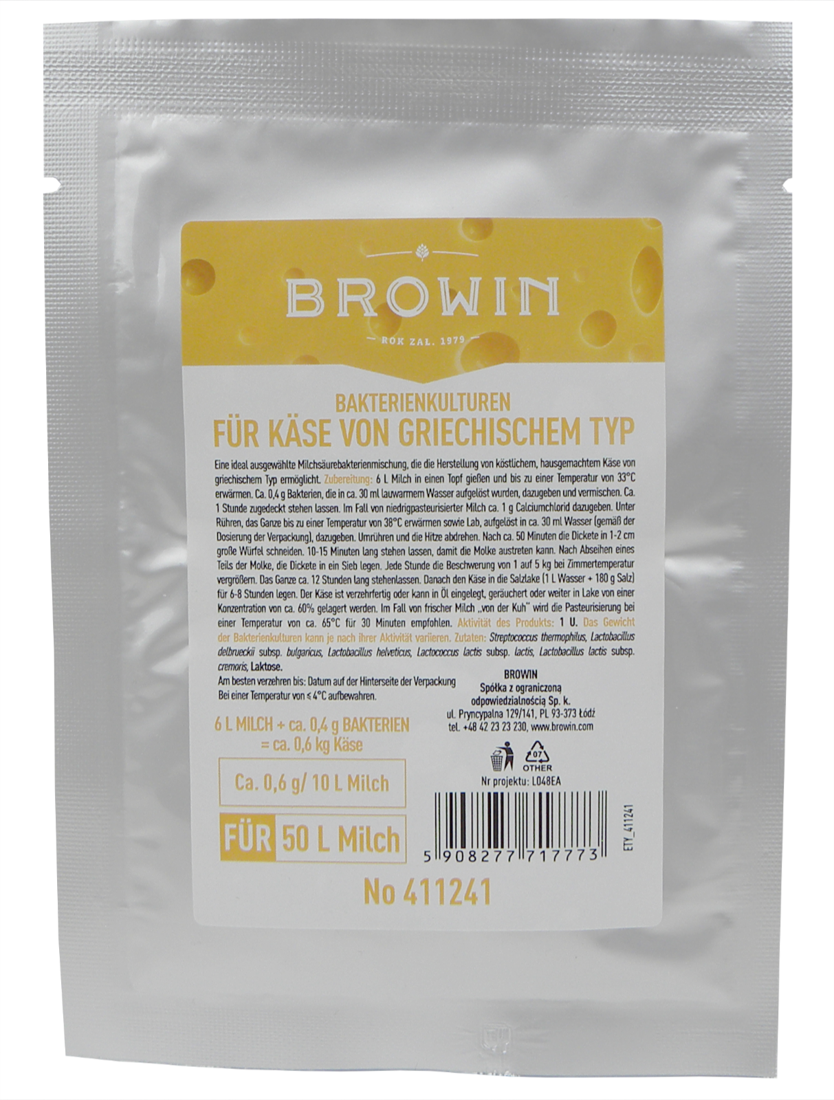 Culture fromagère à la grecque - Feta