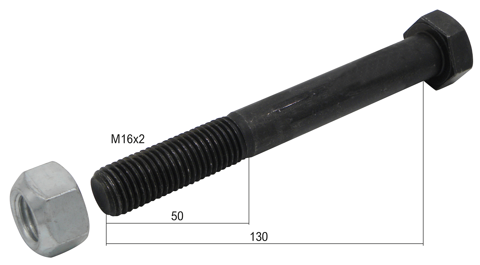 Schraube mit Sicherungsmutter