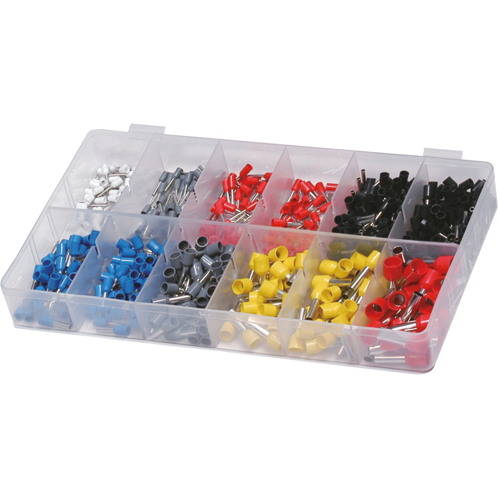 Assortiment de viroles, 625 pièces.