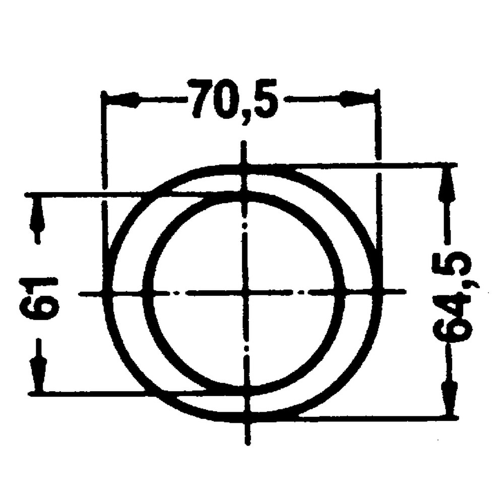 Gelenkwellen-Schutzhälfte SD15 innen