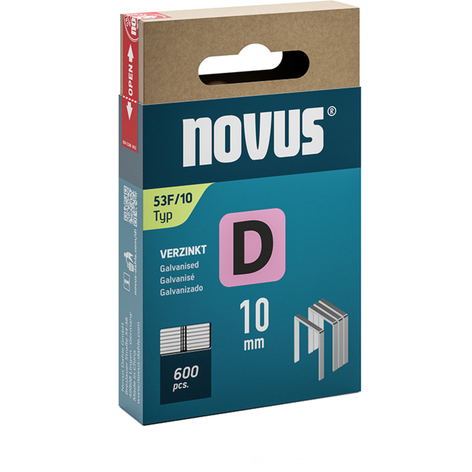 Agrafes D 53/10 600 pcs