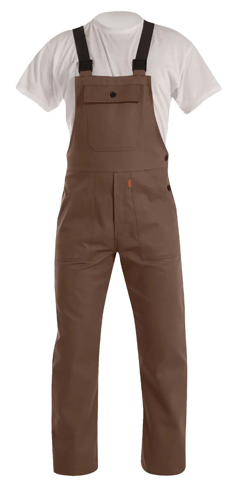 Latzhose Basic braun