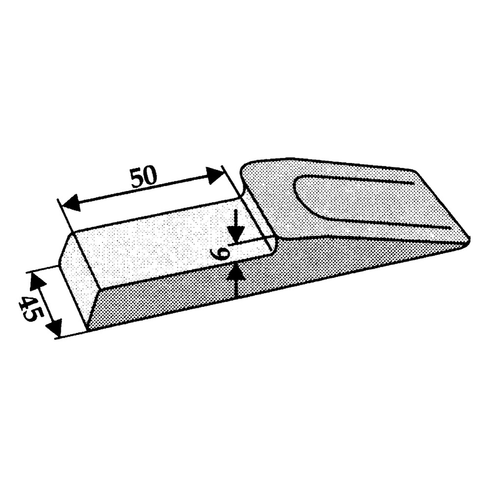 Dent de godet pour le soudage en acier au bore