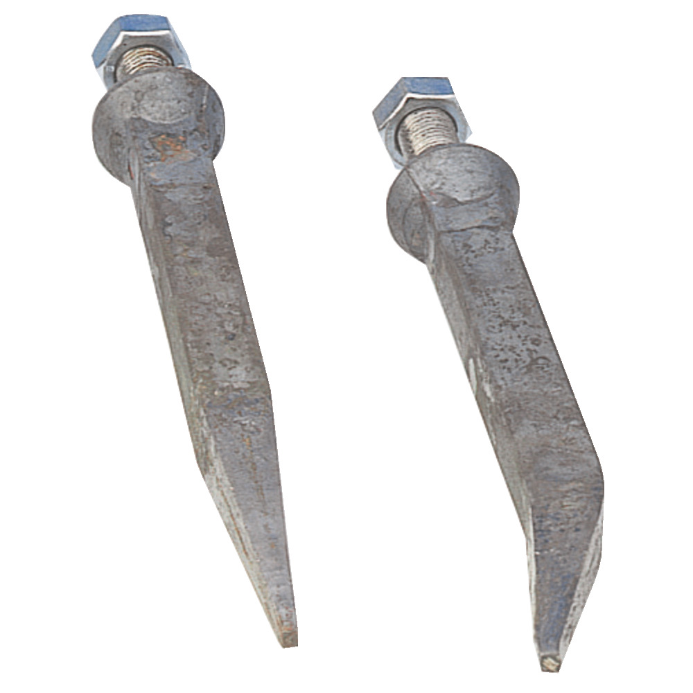 Dent de herse des champs sans écrous, carré décalé