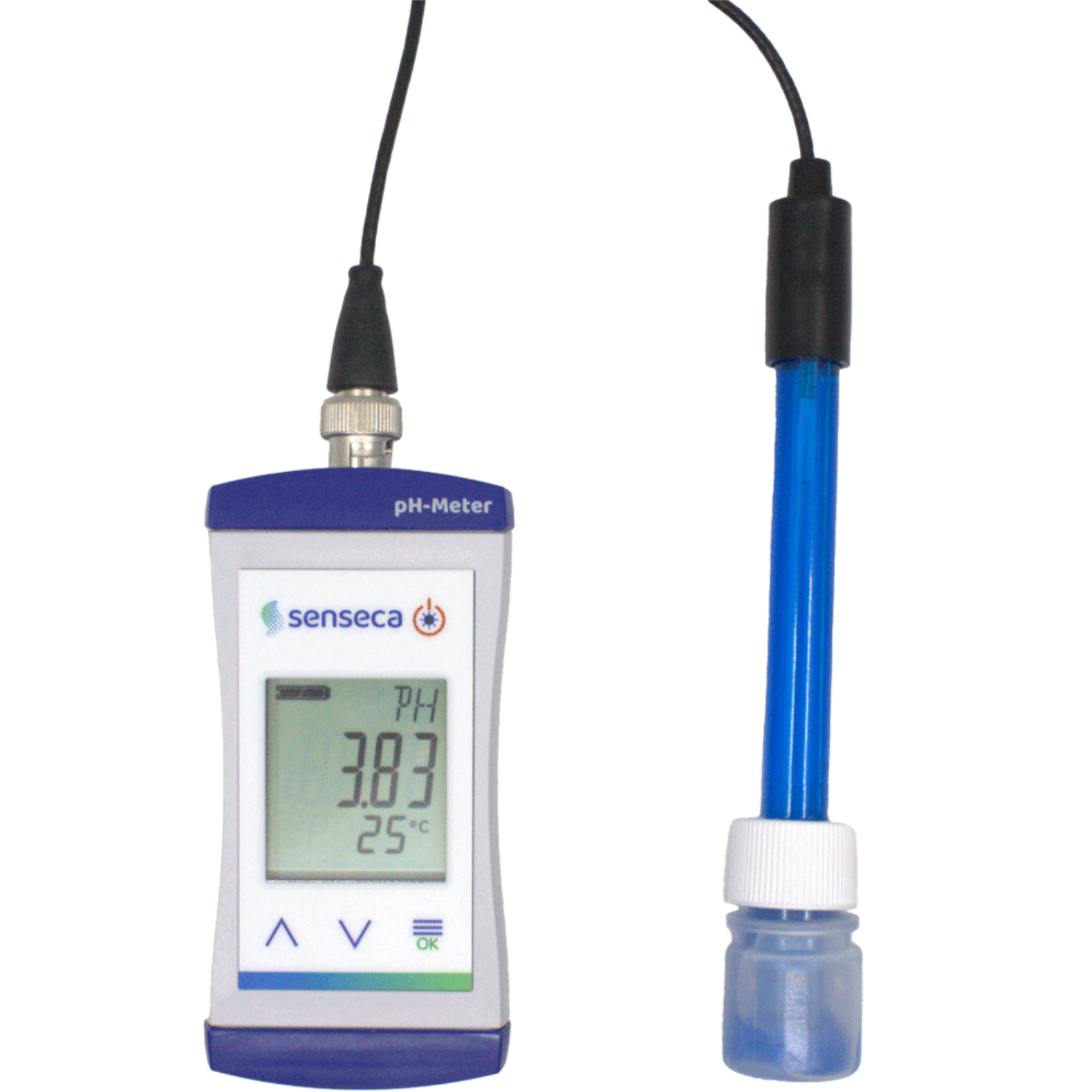 Wasseranalyseset im Koffer, pH - Wert und Temperatur
