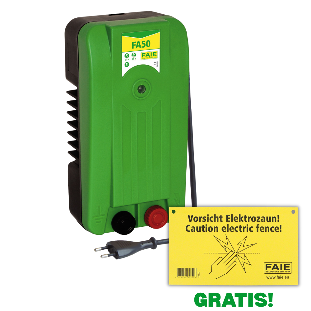 Électrificateur de clôture électrique FA50 - 230V