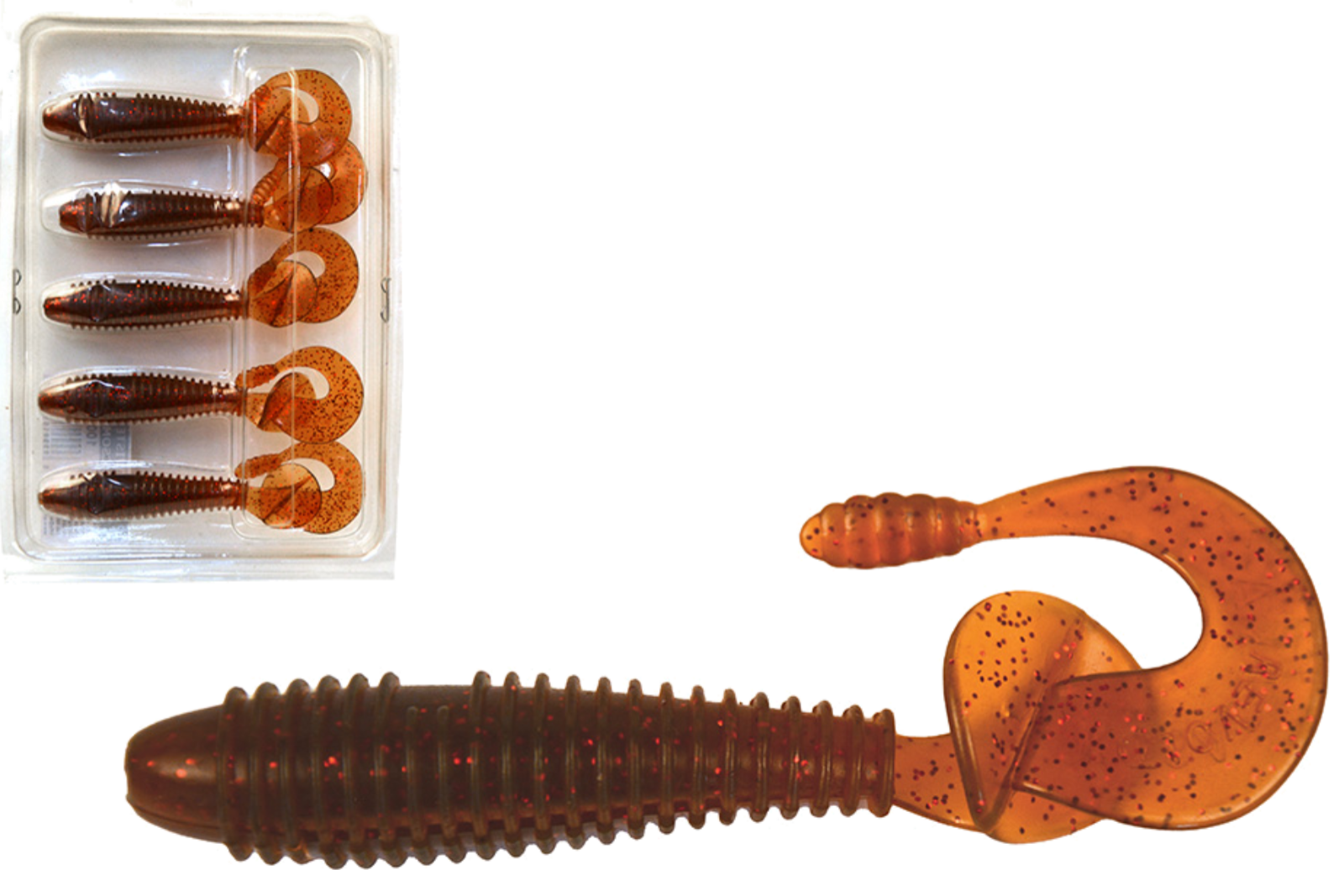 Twister Arno orange glitzer 5 Stück Pkg.