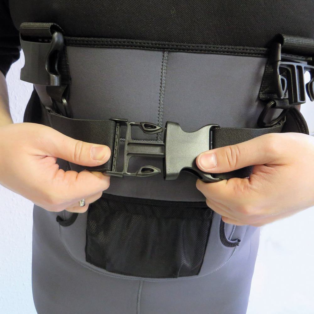 Neopren Wathose mit Filzsohle