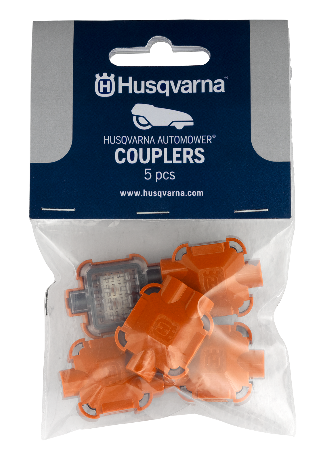 Connecteurs de câble, 5 pièces, orange