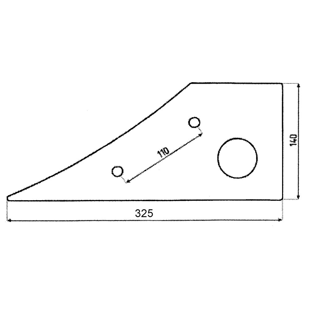 Partie avant du système
