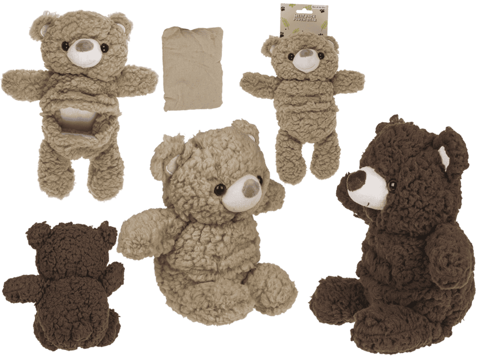 Peluche chauffante Ours
