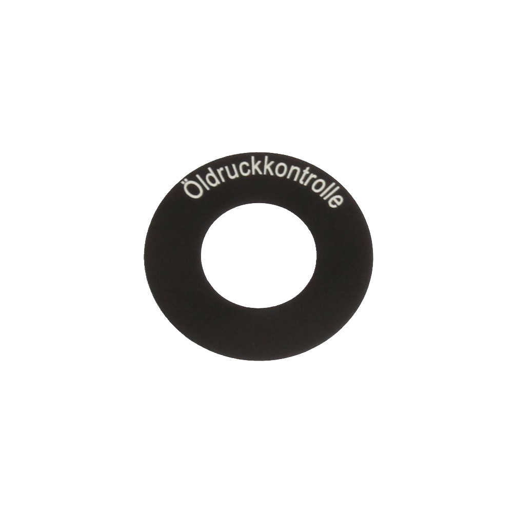 Schild/Aufkleber Öldruckkontrolle Steyr Jubiläumsserie
