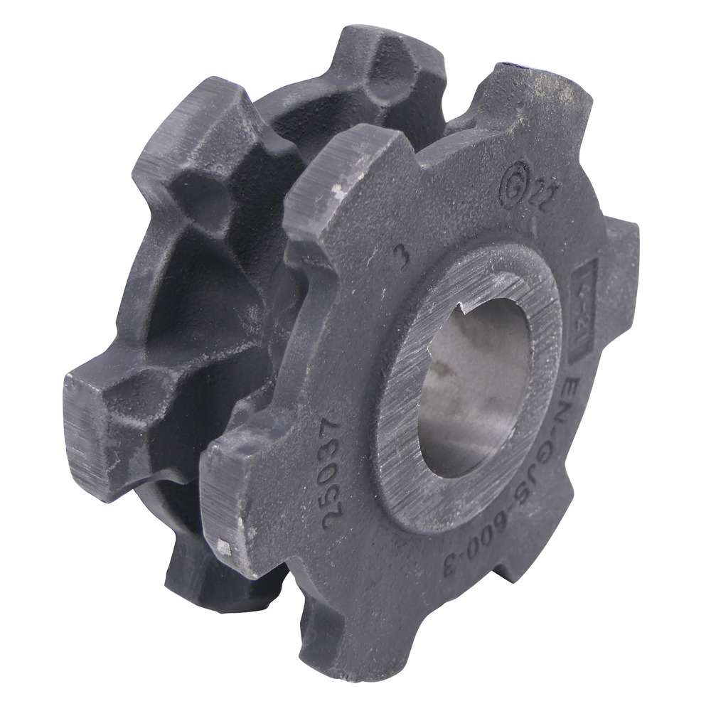 Pignon de chaîne 10x31 ouvert, alésage Ø40mm, KN12mm, Ø extérieur135mm, en GGG60