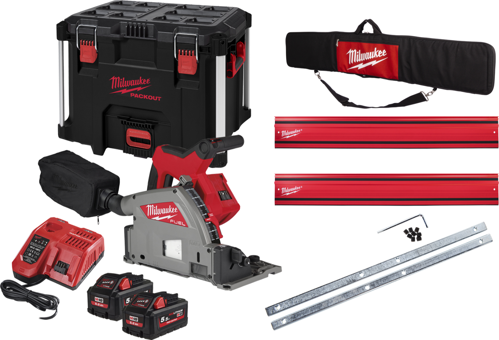 Ensemble de scie plongeante sans fil FPS55-552P