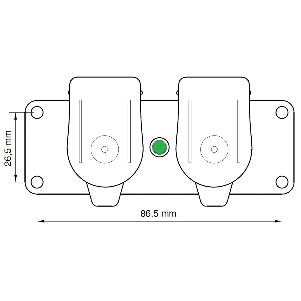 Adapter 3-polig 12V