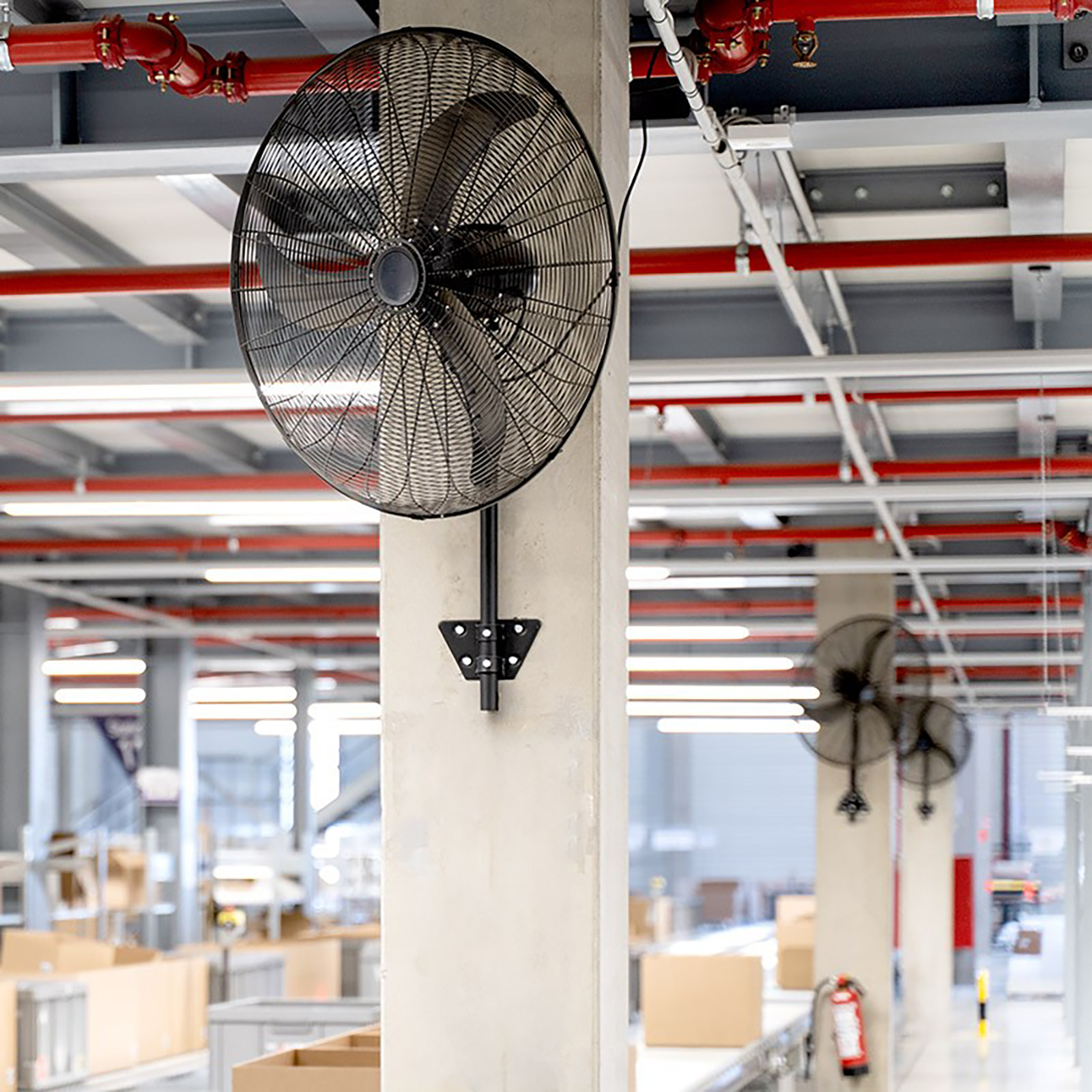 Korbventilator 80 cm 230 V mit Fernbedienung