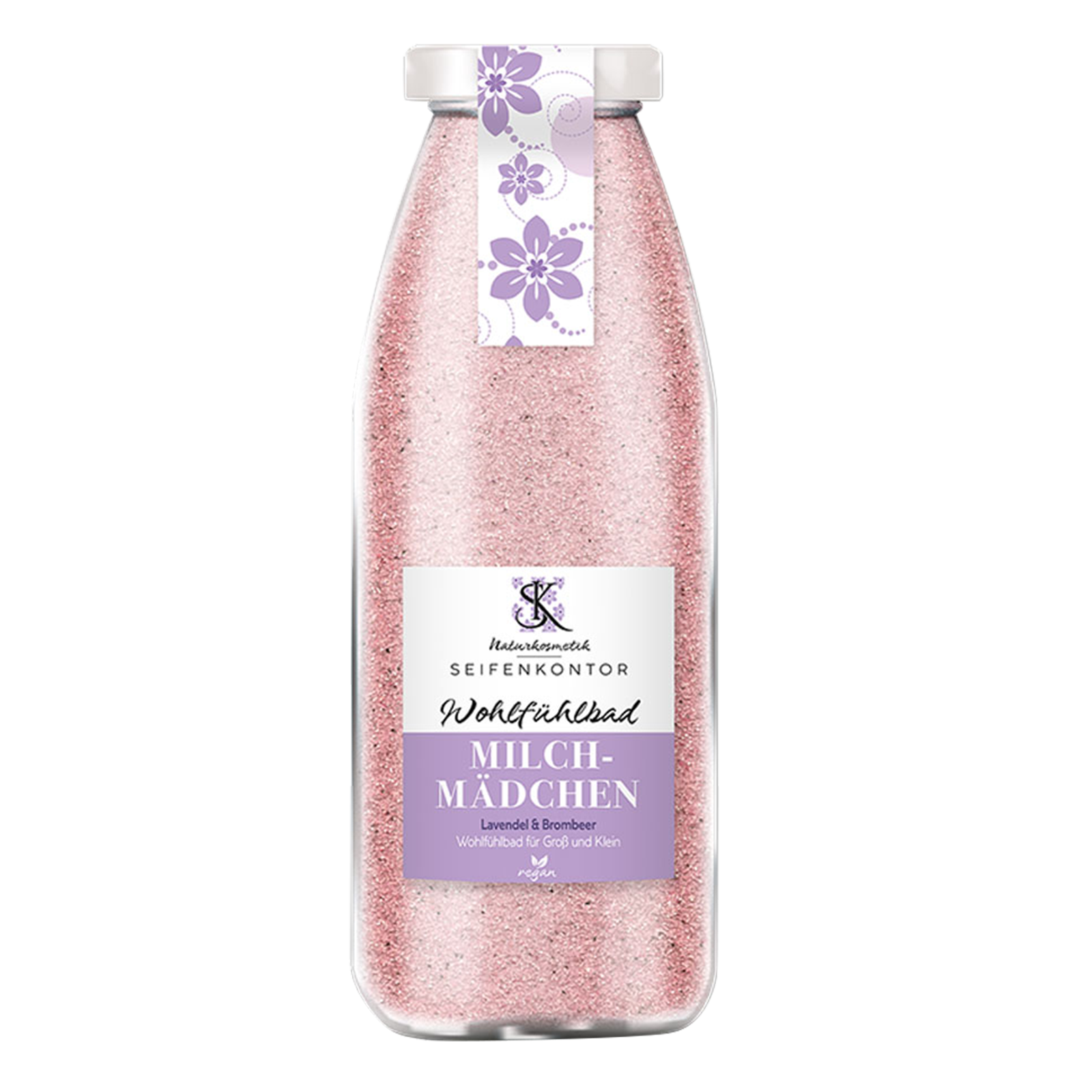 Bain moussant Milkmaid Wellness 200 g à la lavande et à la mûre