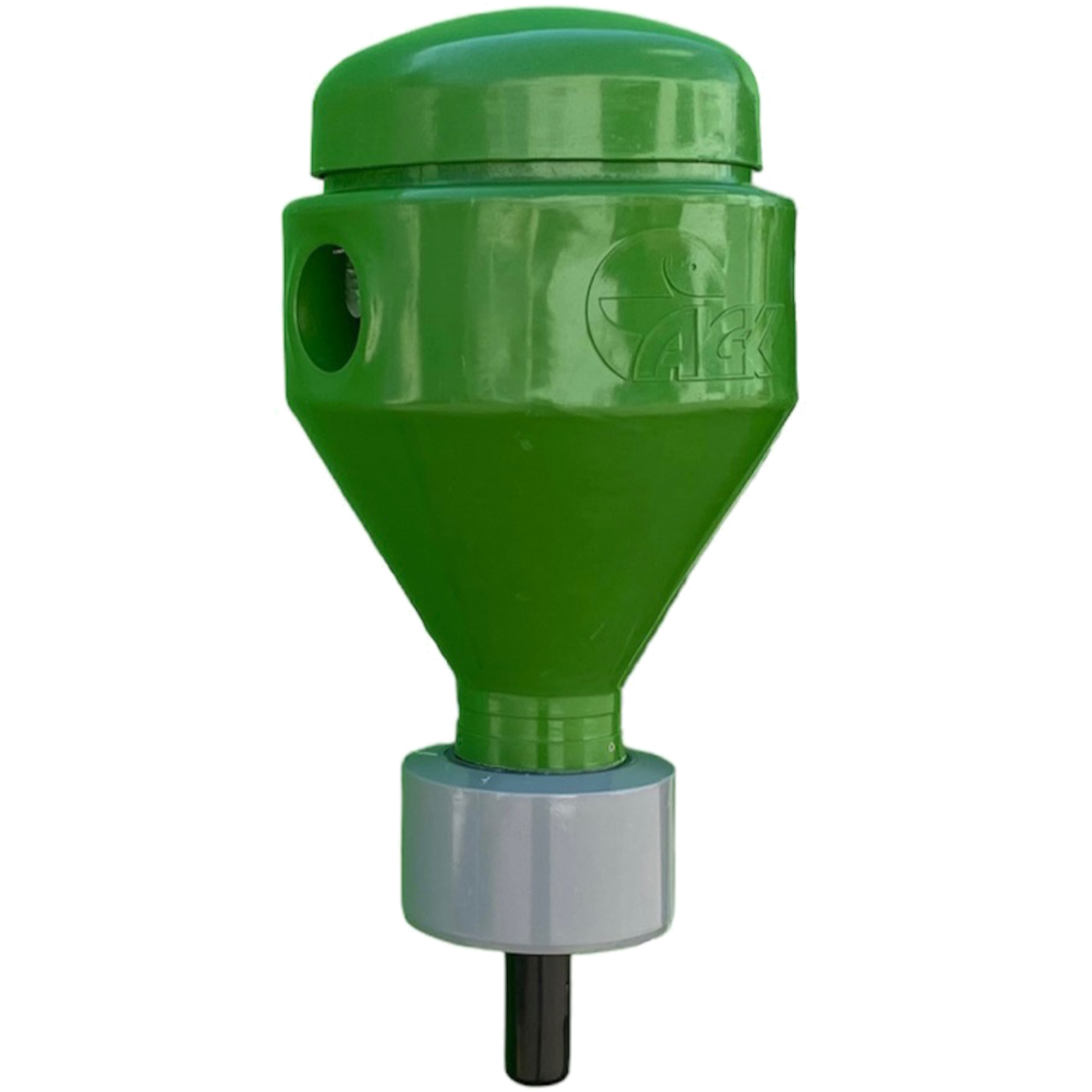 Fischfutterspender mit Vibrationssystem