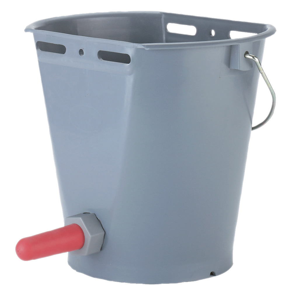 Seau à boire avec valve à vis