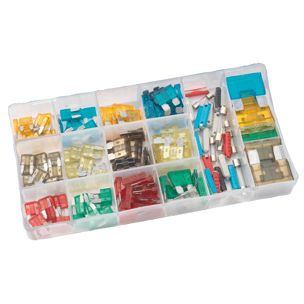 Assortiment de fusibles de voiture, 147 pièces.