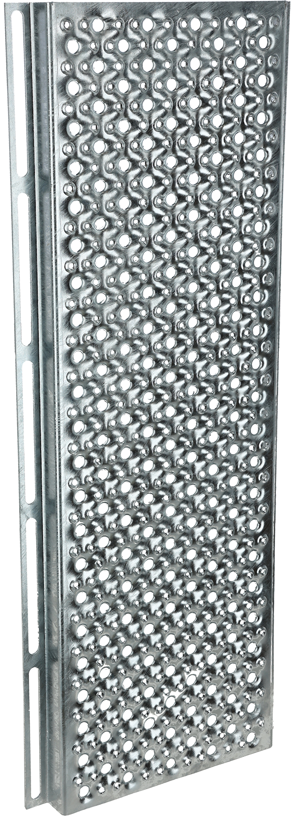 Plaque à gratter galvanisée