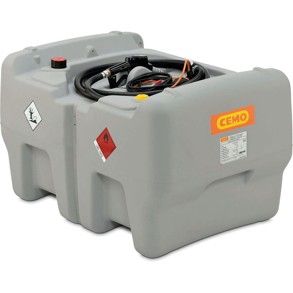 Système de réservoir diesel Mobil 440L avec pompe 12V/30L/min sans couvercle.