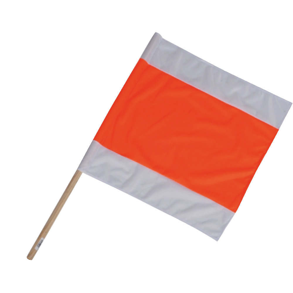 Drapeau en coton avec bâton en bois de 80 cm