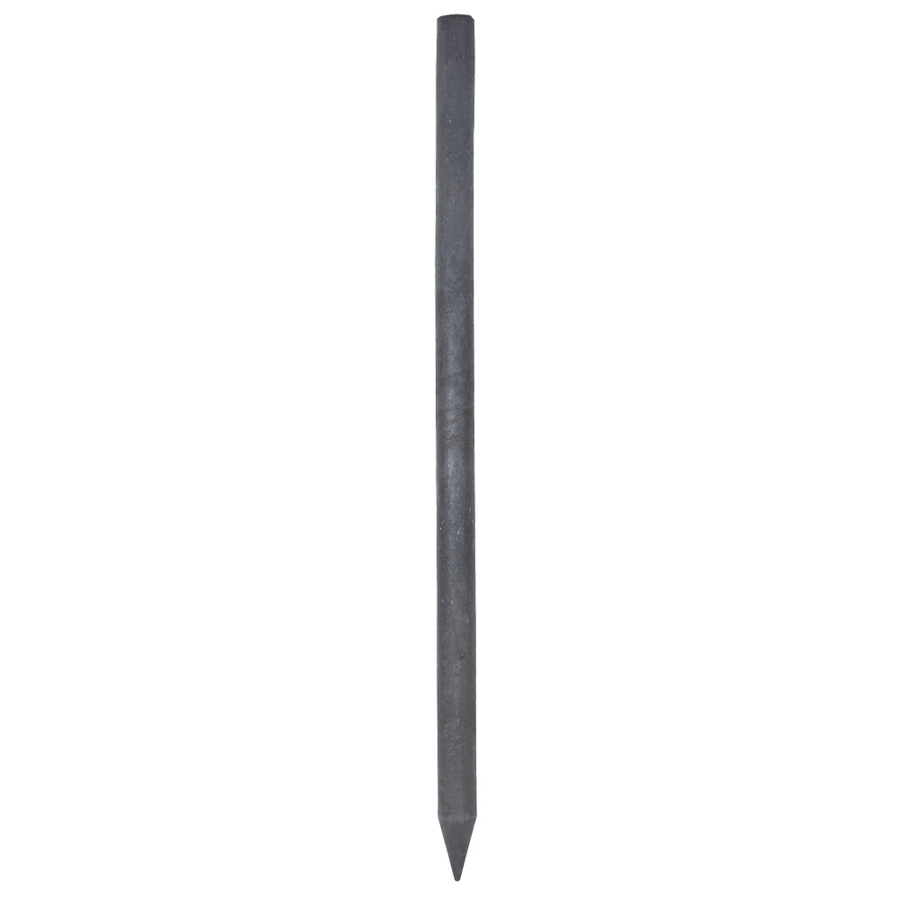 Recyclingpfahl grau 150 cm / Ø 4,5 cm