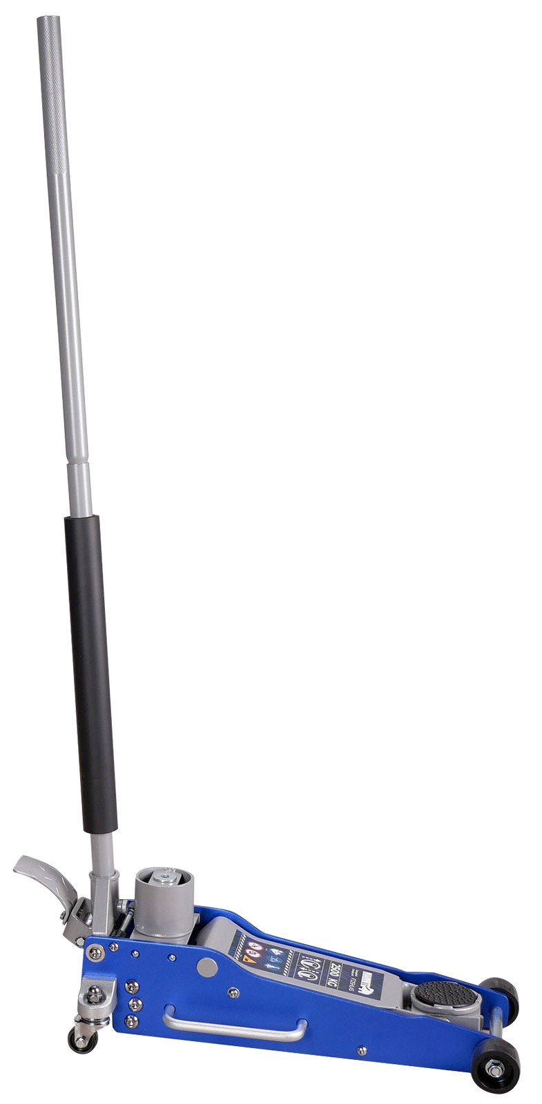 Cric roulant 2,5 T, aluminium/acier