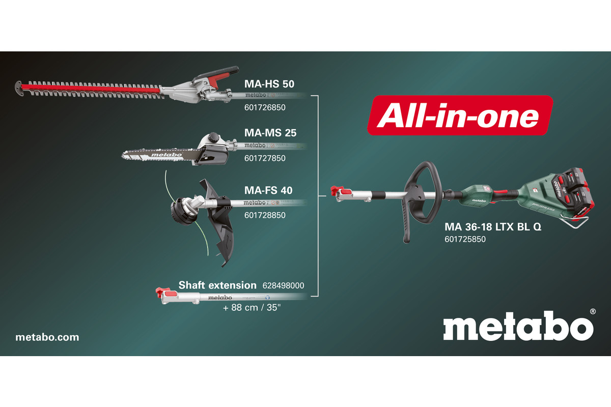 Schaftverlängerung zu Akku Multitool MA36-18KTX Bl Q