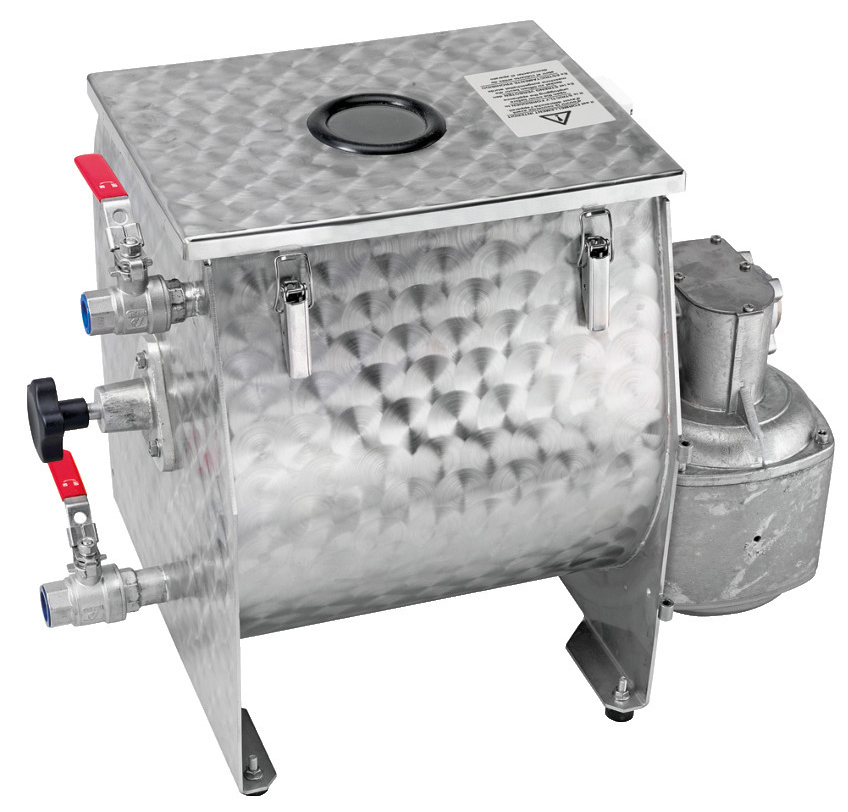 Buttermaschine Edelstahl mit Knetautomatik