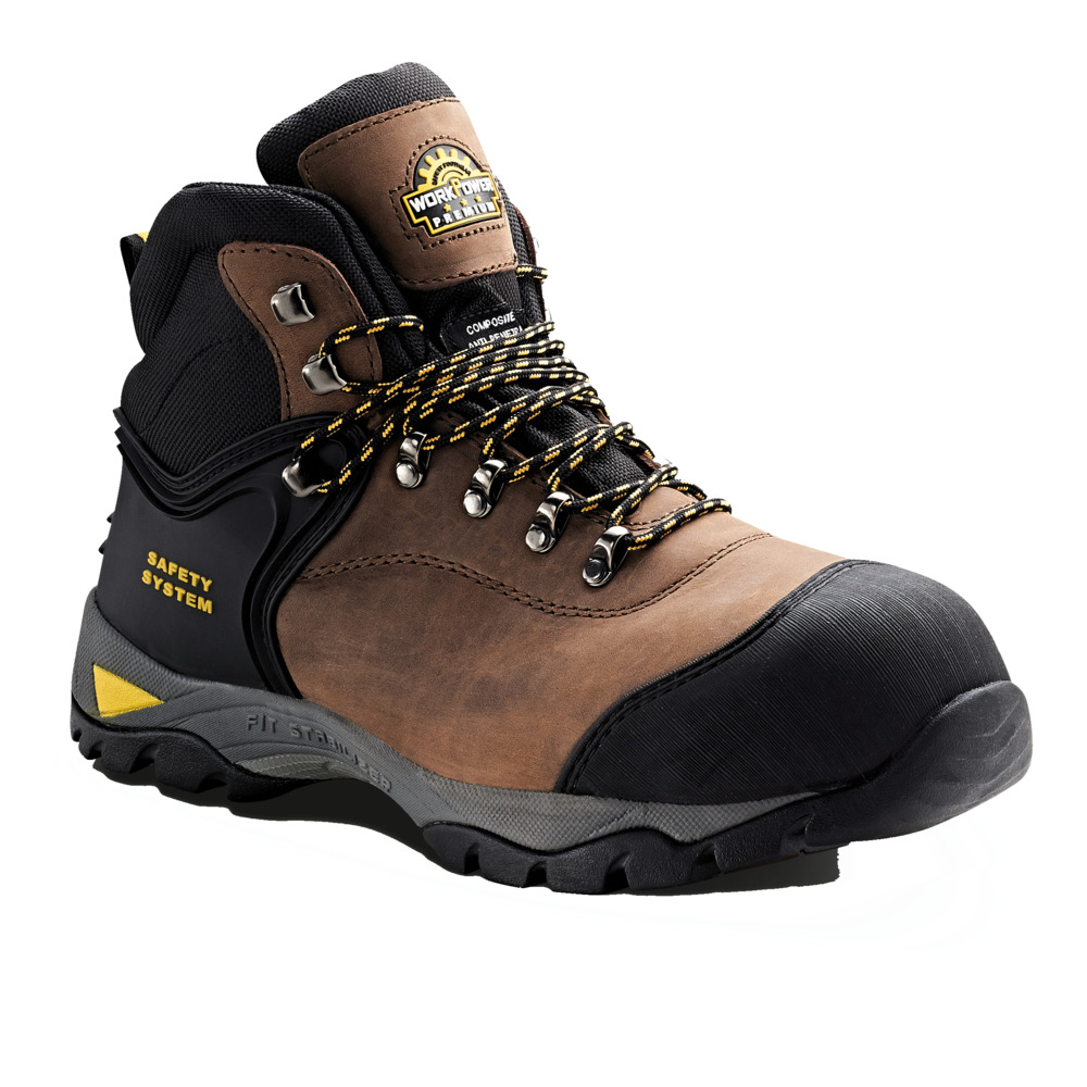 Sicherheitsstiefel-Arbeitsschuh S3 Tiger braun