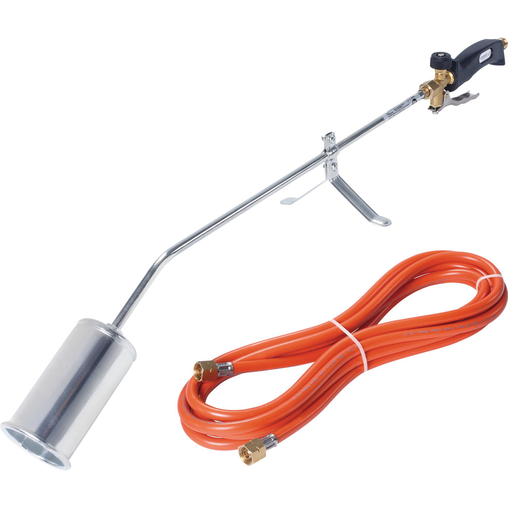 Ensemble brûleur chauffage propane sans réducteur de pression allumage manuel 5m