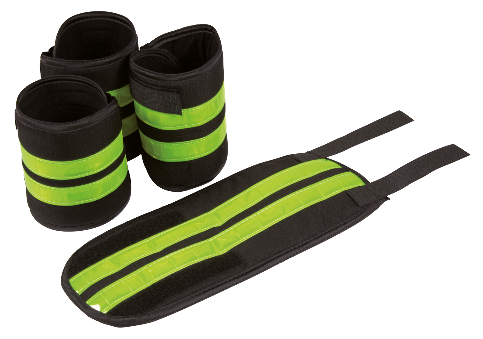 Set de bandages réflexes jaune fluo