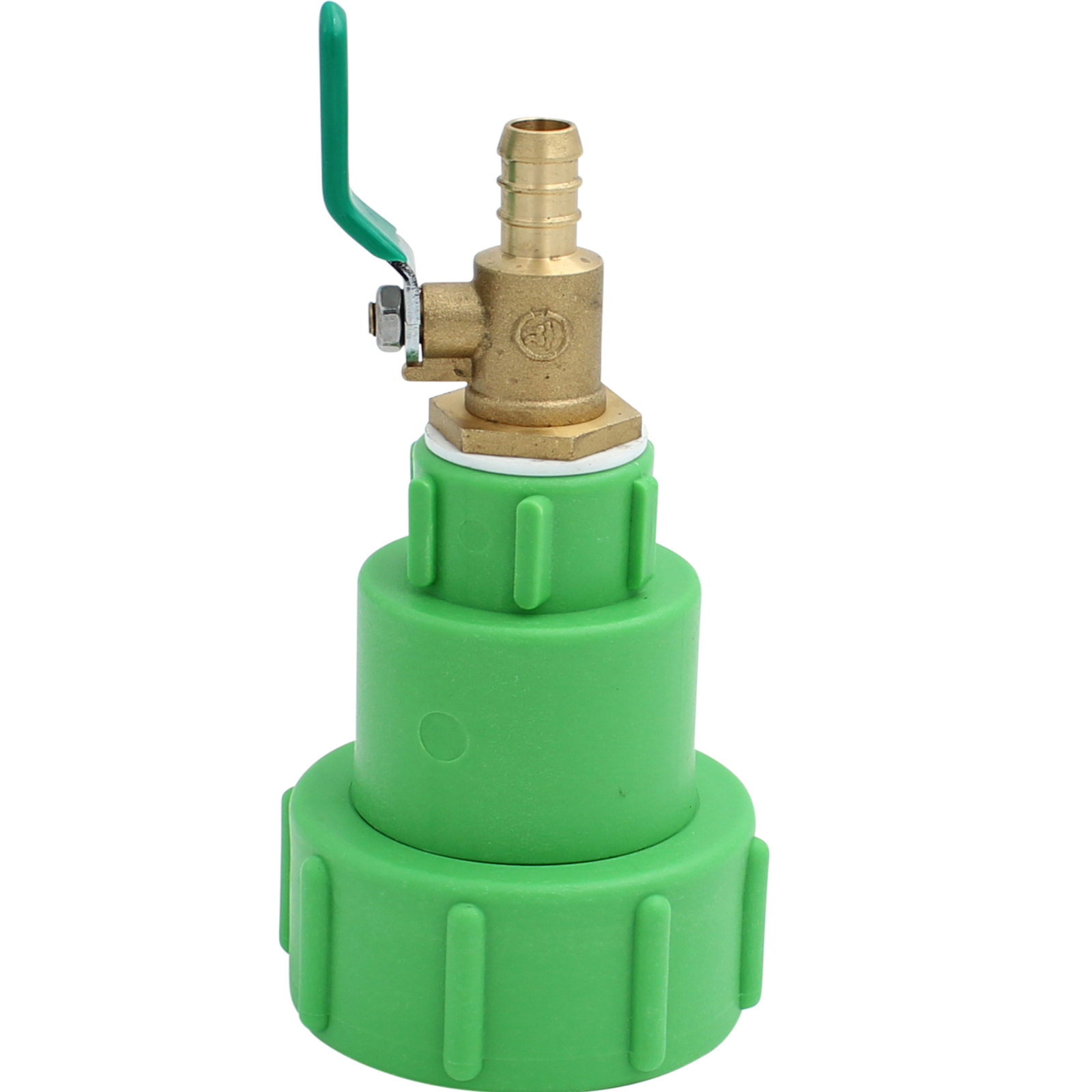 Embout de tuyau IBC 12 mm avec robinet métallique, professionnel