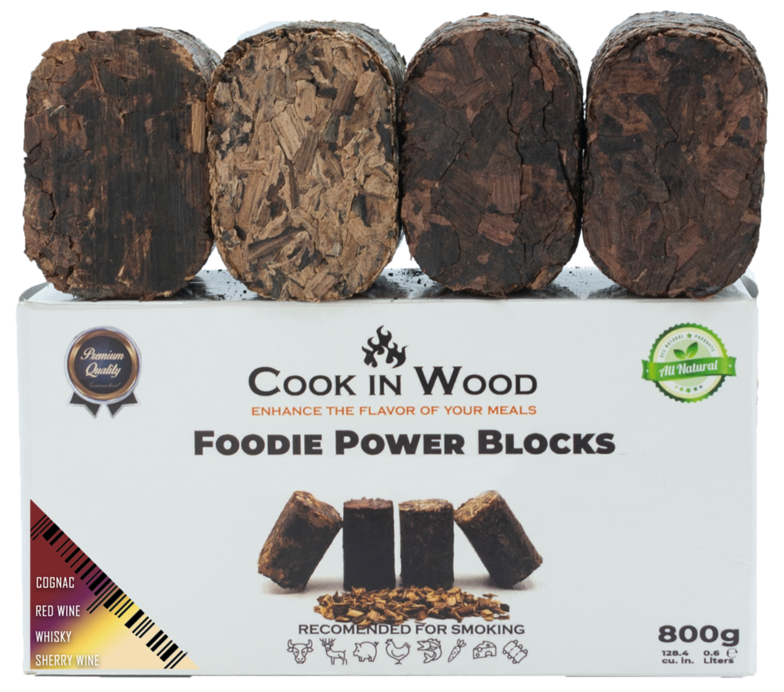 Pépites de tabac Power Block 4 x 200 g