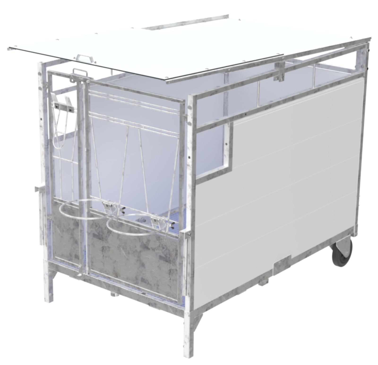 Toit pour box à veaux