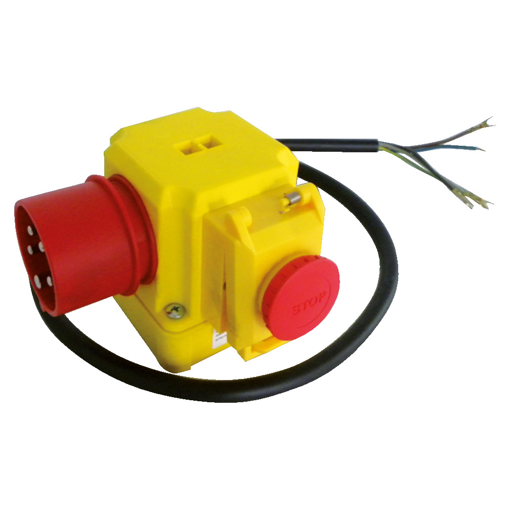 Combinaison interrupteur/prise pour moteur de scie circulaire