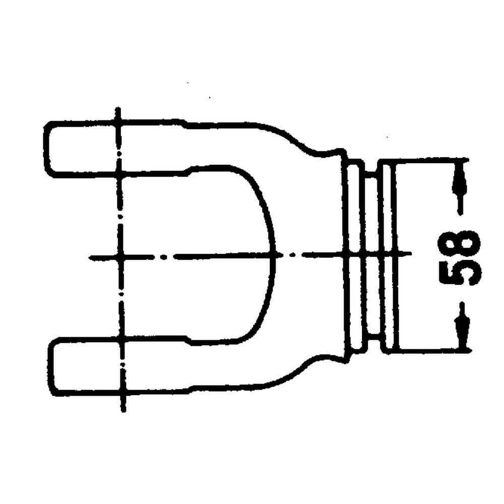 Gelenkwellen-Schutzhälfte SD15 innen