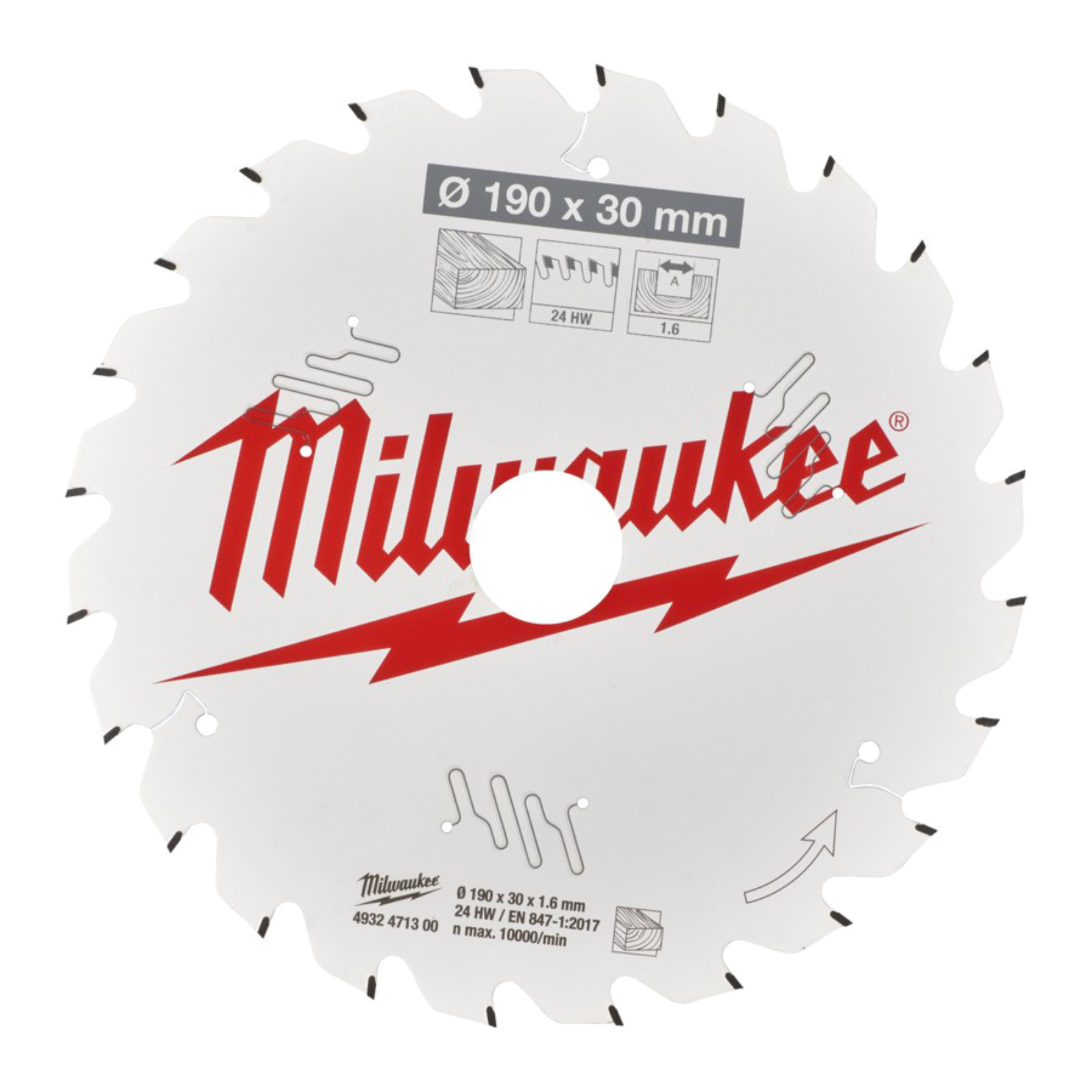 Lame de scie circulaire HM 190/30 24 dents