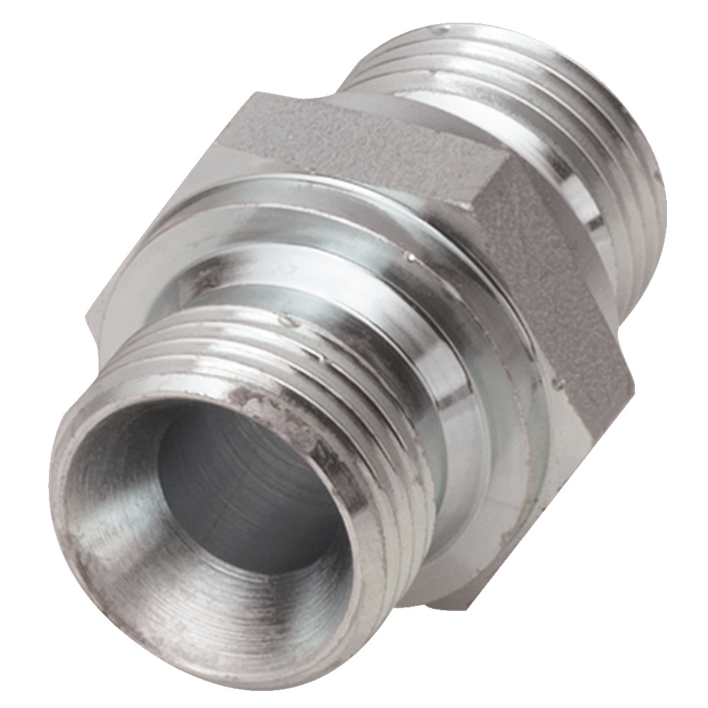 Mamelon double droit BSP (filetage de tube Whitworth) avec cône intérieur 60°