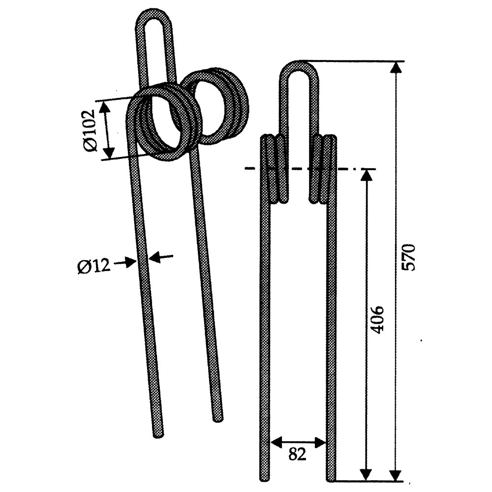 Dent double pour cultivateurs lourds