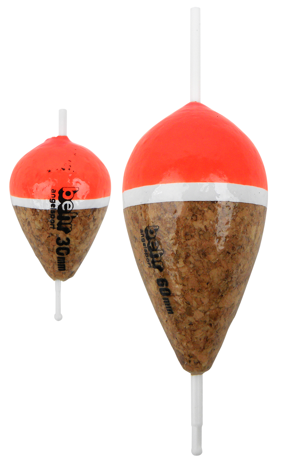 Le liège flotte autour avec une fente