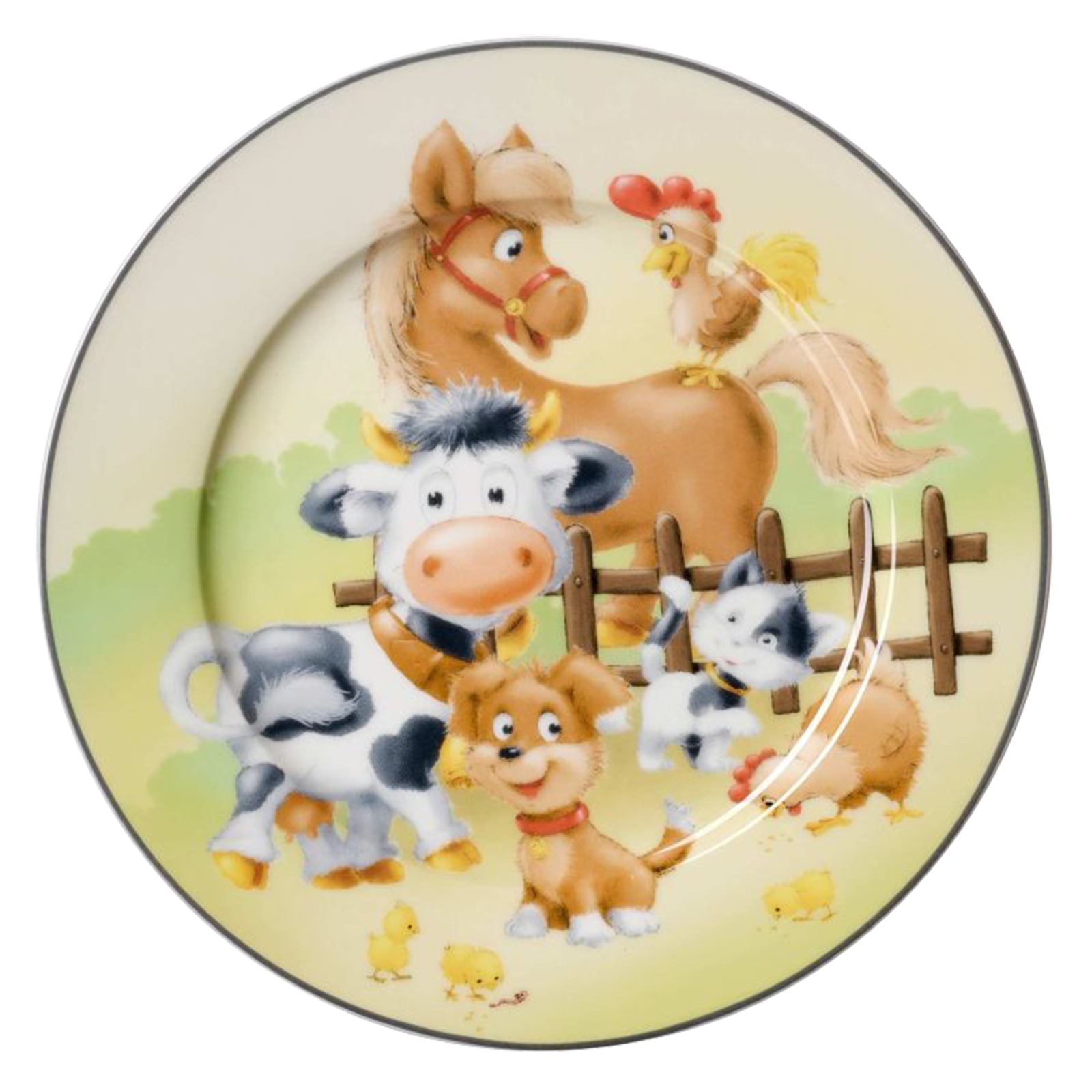 Kinderteller "Hoftiere" 19 cm 